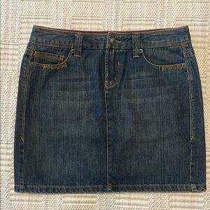 Tommy Hilfiger Dark Blue Denim Mini Skirt